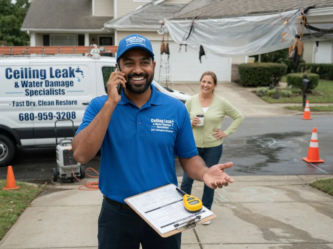 Ceiling Leak Cleanup Couch, MO FAQs